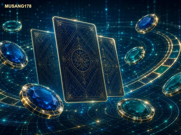 Tampilan halaman utama dengan pilihan Poker